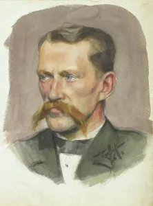 Resentment Prints: Sketch for a Portrait, c1910s. Creator: Verner Thome