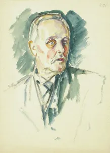 Opinion Prints: Sketch for a Portrait, c1910s. Creator: Verner Thome