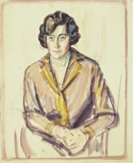 Sketch for a Portrait, c1910s. Creator: Verner Thome
