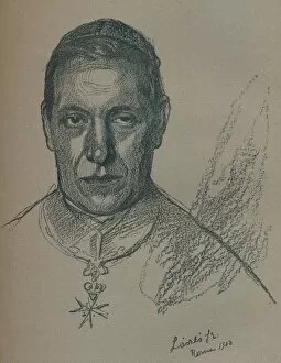 Sketch-Portrait of His Eminence Cardinal Rampolla, 1900 (1901-1902). Artists: Fulop Laszlo, Philip A de Laszlo