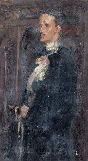 Bernadotte Prints: Sketch for the Portrait of Prince Carl, 1890-1895. Creator: Albert Edelfelt