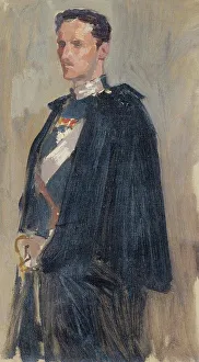 Bernadotte Prints: Sketch for the Portrait of Prince Carl, 1890-1895. Creator: Albert Edelfelt