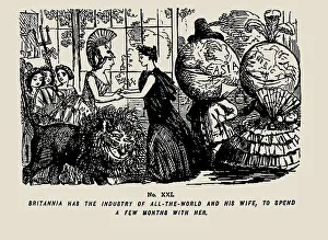Universal Exhibition Prints: Sketch from Punch Memorials of the Great Exhibition 1851