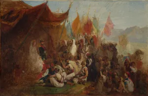 Bonaparte Napoleon Iii Collection: Sketch for Reception of Emperor Napoleon III and Empress Eugenie... 1860, ca
