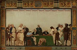 Didier Jules Prints: Sketch for the reception hall of the town hall of the 20th arrondissement: Birth