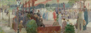 Sketch for the reception hall in the town hall of Maisons-Alfort: Tribute to merit, c1893-1895. Creator: Edmond Debon