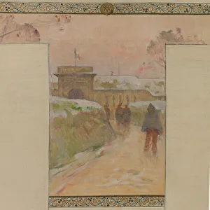 Sketch for the reception hall of the town hall in Vanves: Pro Patria, between 1902 and 1903. Creator: Henri Gaston Darien