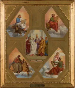 Marrying Prints: Sketch for the Saint-Jacques-du-Haut-Pas church: Marriage of the Virgin