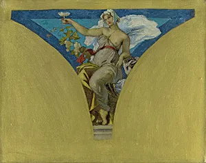 Grapevine Prints: Sketch for the Salle des Fêtes de in the Hôtel de Ville