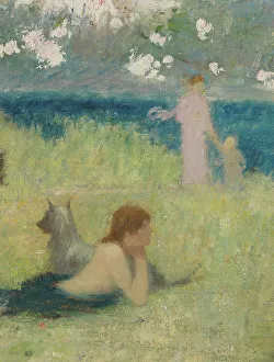 Sketch for the town hall of Bagnolet (Seine-Saint-Denis): Spring, 1893. Creator: Henri Rachou