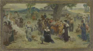 Global Prints: Sketch for the town hall of Bois-Colombes: the five continents