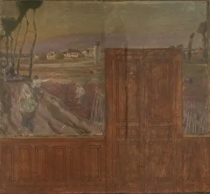 Sketch for the town hall of Créteil, 1898. Creator: Eugene Martial Simas