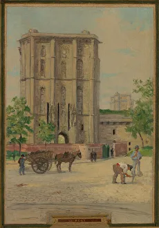 Chabas Maurice Prints: Sketch for the town hall of Vincennes: the chapel