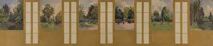 12th Arrondissement Prints: Sketch for the town hall of Vincennes: View of the Bois de Vincennes