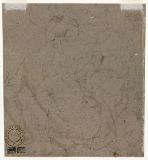 Sketch (verso), 1500s. Creator: Unknown