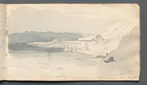 Samuel Prout British Prints: Sketchbook: On the ?, 1814. Creator: Samuel Prout (British, 1783-1852)
