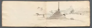 Samuel Prout British Prints: Sketchbook: Norham, 1814. Creator: Samuel Prout (British, 1783-1852)