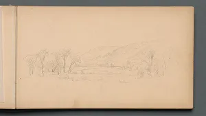 Sketchbook, page 06: Gorham (Maine), 1859. Creator: Sanford Robinson Gifford (American