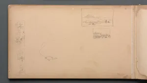 Sketchbook, page 37: Maine Landscape Vignittes, 1859. Creator: Sanford Robinson Gifford (American