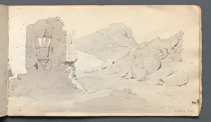Sketchbook: Ruin, 1814. Creator: Samuel Prout (British, 1783-1852)