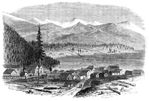 Settlement Prints: Sketches in British Columbia: the town of Douglas