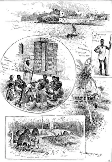 Indian Ocean Prints: Sketches in British East Africa, 1890. Creator: Unknown