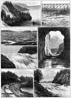 Palmer Prints: Sketches on the Canadian Pacific railway line, 1883. Creator: William James Palmer