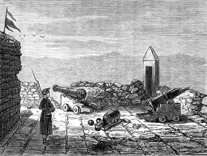 Algernon Prints: Sketches at Cartagena after the Siege: Fort Atalaya, 1874. Creator: Unknown