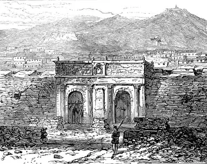 Sketches at Cartagena after the Siege: Madrid Gate, 1874. Creator: Unknown
