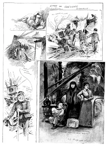 Deaths Prints: Sketches after the cyclone at Louisville