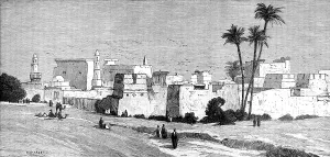 Thebes As Said Egypt Prints: Sketches in Egypt: the Ruins of Thebes - Temples of Luxor, 1883. Creator: Unknown
