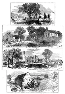 Water Mill Prints: Sketches of Goldsmith's Deserted Village