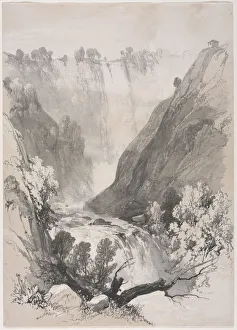 1798 1863 Prints: Sketches at Home and Abroad: Falls of Terni
