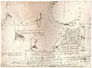 Sketches illustrating the theory of the proportions of the human figure, c1472-c1519 (1883). Artist: Leonardo da Vinci