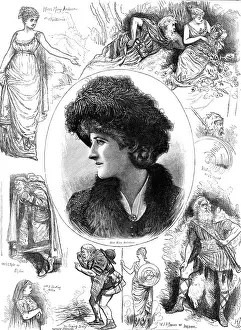 Downey W D Prints: Sketches from 'Ingomar' at the Lyceum Theatre, 1883. Creator: Unknown