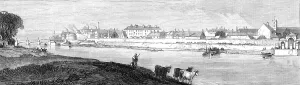 Irish Republic Prints: Sketches from Ireland: barracks and ancient castle of Athlone, 1870. Creator: Unknown