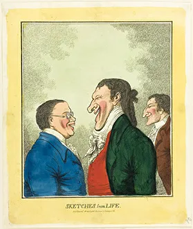 Sketches from Life, 1810. Creator: Unknown