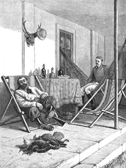 Deck Chair Prints: Sketches of Life on an Estancia in the Argentine Republic; Resting in the Verandah after