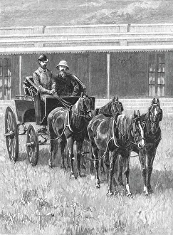 Sketches of Life on an Estancia in the Argentine Republic; Starting for a Drive over the... 1891. Creator: Unknown