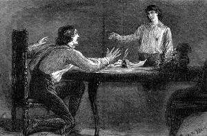R And E Taylor Prints: Sketches at the Lyceum: 'The Corsican Brothers': Mr