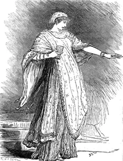 Alfred Lord Prints: Sketches at the Lyceum: 'The Cup' - Miss Ellen Terry as Camma