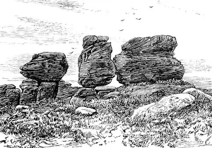 Macquoid Prints: Sketches in Nidderdale, Yorkshire: the Baboon's Head