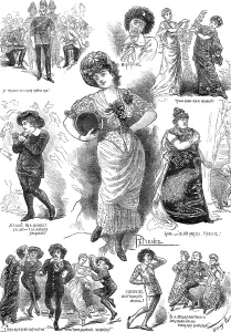 Fleet Prints: Sketches from 'Patience, ' at the Opera Comique, 1881. Creator: Swain