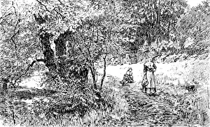 Criticism Prints: Sketches from the Picture Exhibitions: 'In Peaceful Days'