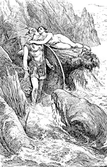 Damsel In Distress Prints: Sketches from the Picture Exhibitions: 'Perseus'
