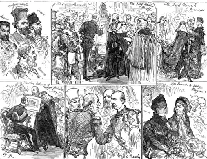 Ambassador Prints: Sketches at the Presentation of Address to the King of Greece by the Corporation of London