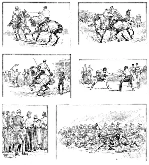 Fencing Prints: Sketches at the Royal Military Tournament