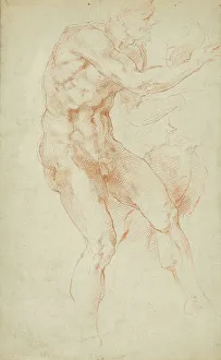Jules Carpeaux Prints: Sketches of Two Satyrs, n.d. Creator: Jean-Baptiste Carpeaux