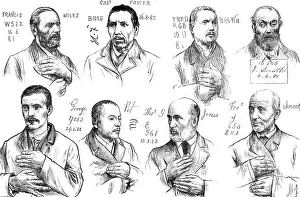 Beards Prints: Sketches in Scotland-Yard: types of habitual criminals