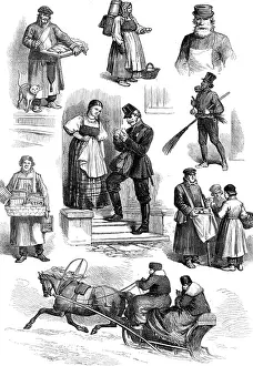 Workman Prints: Sketches from St. Petersburg, by our special artist, 1874. Creator: Unknown